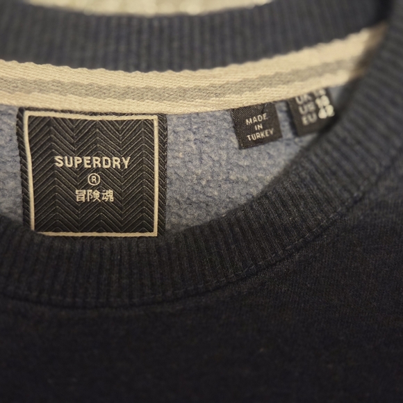 Superdry Men's Black Sweater NWOT - Picture 3 of 5